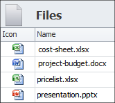 Monitor Project Documents and Files